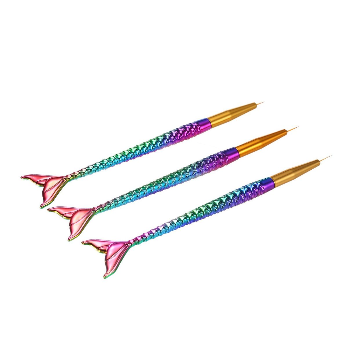 3pcs Nail Liner Pen Kit For Drawing Lines Details Stripes