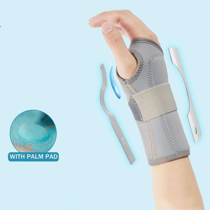 Carpal Tunnel Wrist  With Splints Palm Wrist Orthopedic Support Cushion Compression Wrap Arthritis Tendinitis Pain Relief-1 Pair