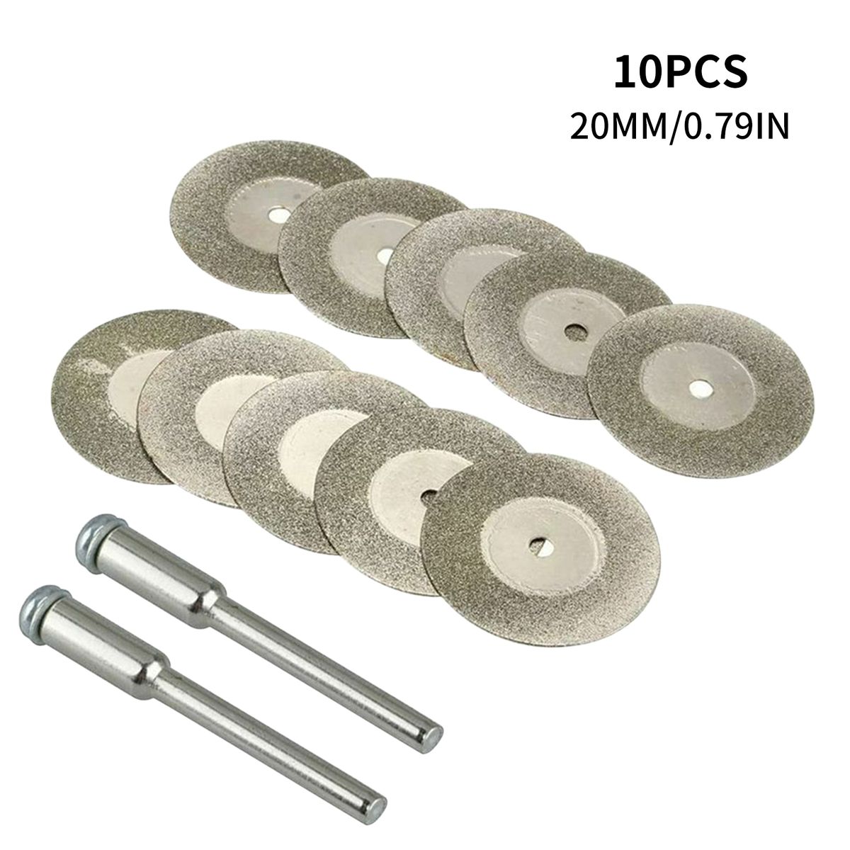 10pcs Diamond Cutting Wheel Sawing Bladings With 2