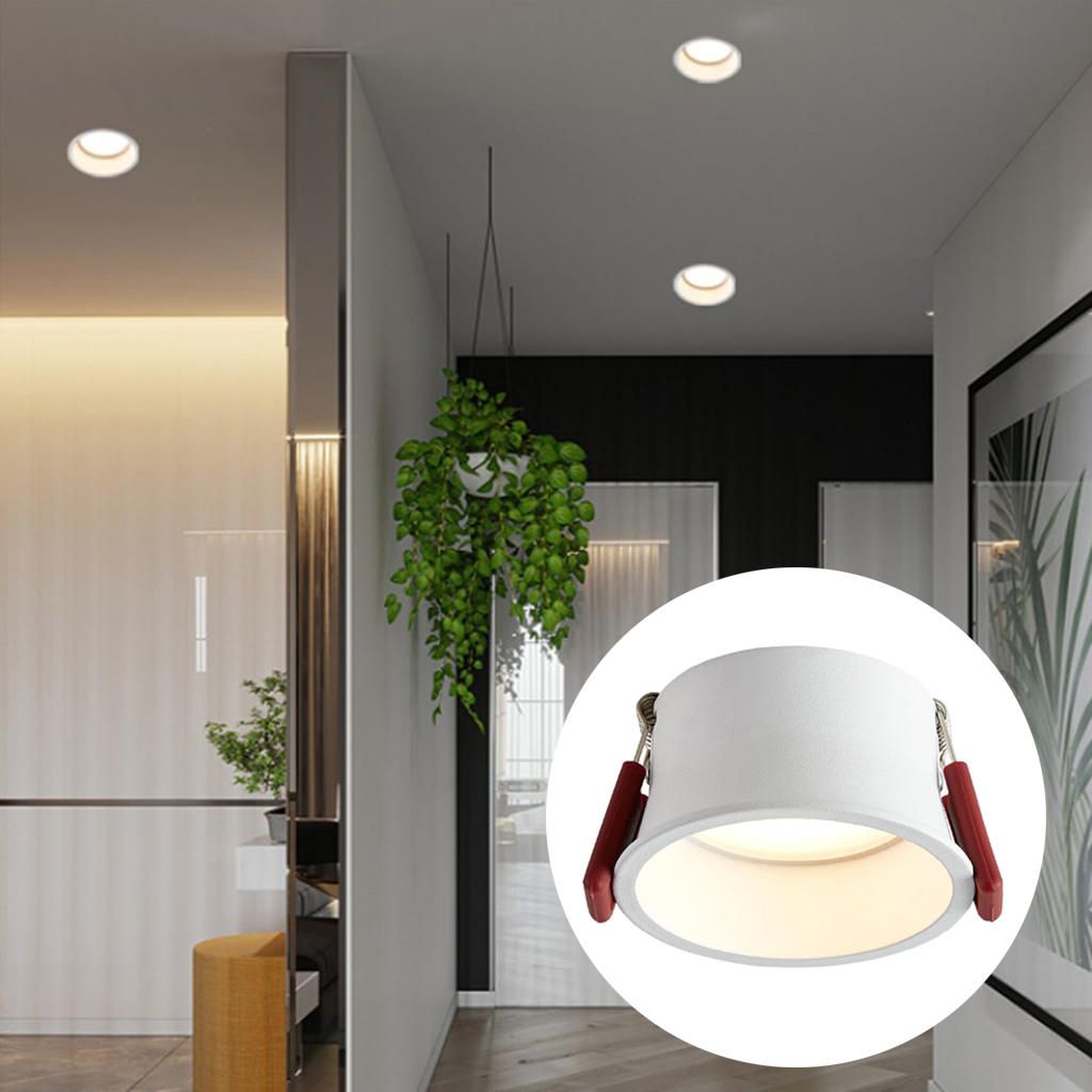 LED Light Ceiling Recessed Lighting Panel Downlight 12W 85mm 3000K
