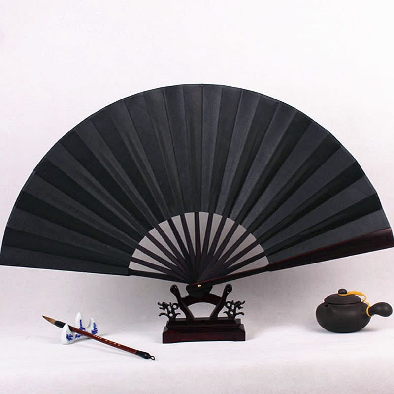 Hand Chinese DIY 13 Party Inch Programs Dance Fan Fan Big Folding Red Decorative Fan 10.6 Silk Wedding Adult Painting Show