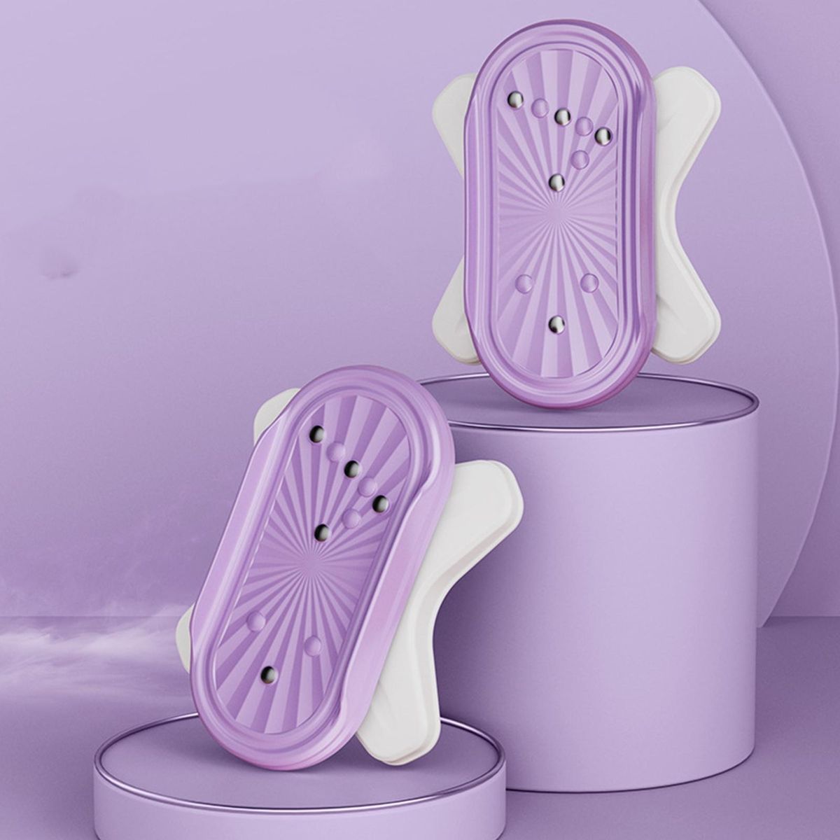 Waist Trainer Corefit 2-in-1 Waist Twisting Disc Full Body Toning Ab Purple