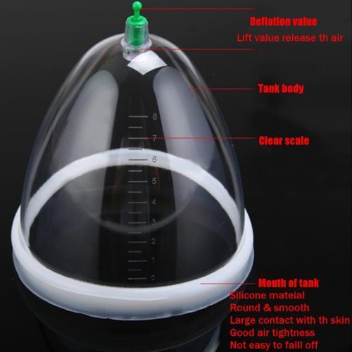 BREAST ENLARGER PUMP KIT ENHANCEMENT DEVELOPER ENLARGEMENT SYSTEM CUP SIZE CASE VACUUM SUCTION