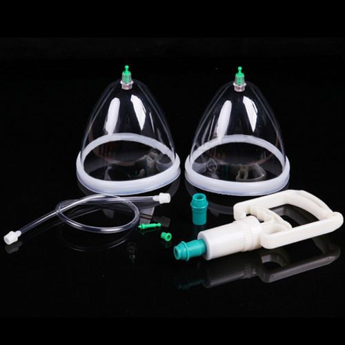 BREAST ENLARGER PUMP KIT ENHANCEMENT DEVELOPER ENLARGEMENT SYSTEM CUP SIZE CASE VACUUM SUCTION