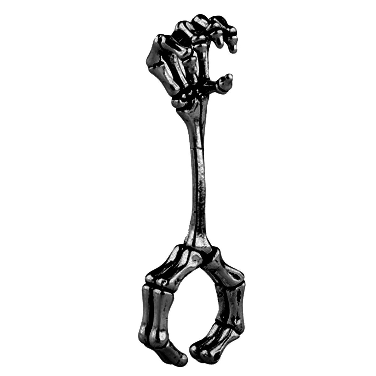 Unique Useful Hand Bone Smoking Clip Rack Finger-Black