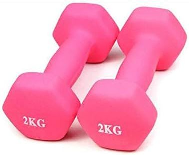 2kg Neoprene Iron Dumbbells Hand Weight Set
