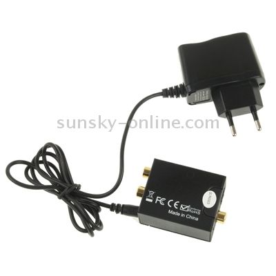 Digital Optical Coaxial Toslink To Analog Audio Converter