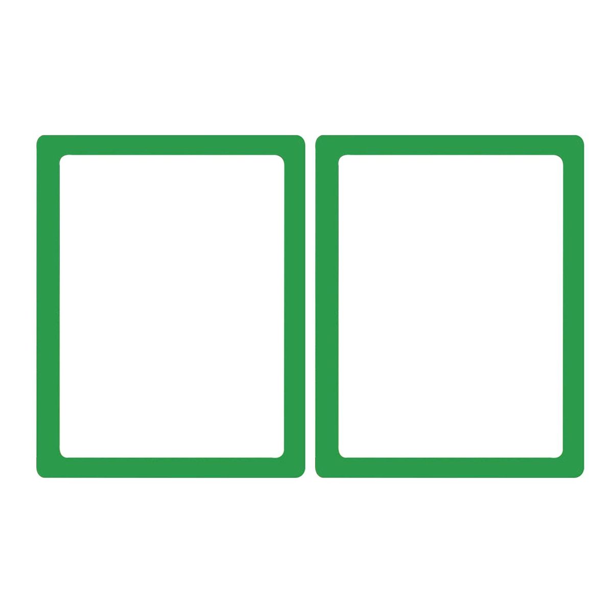 2Pcs Photo Frame Magnetic Frame Ornament Decor Green