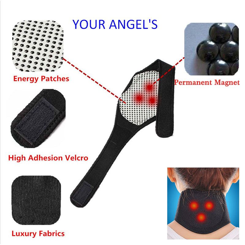 Heating Neck Brace Soft Cervical Support Collar Magnetic