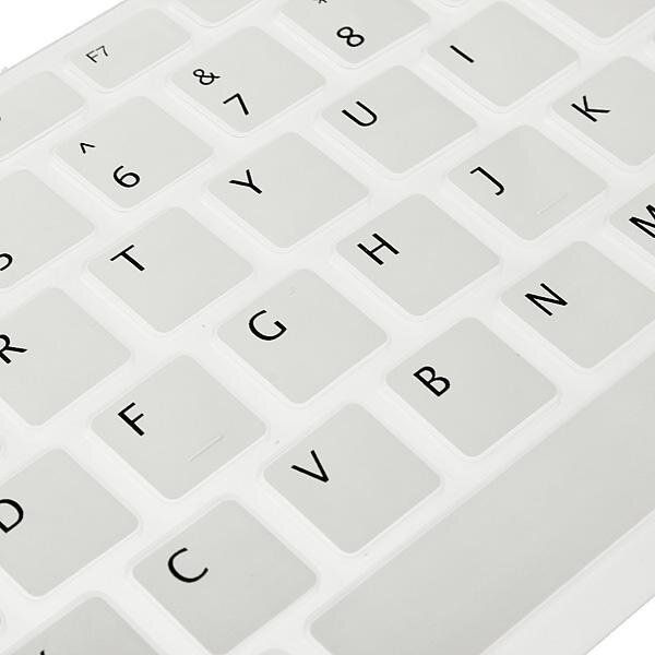 Keyboard Skin Cover Protector For DELL White White
