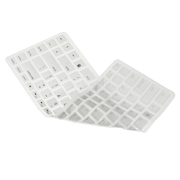 Keyboard Skin Cover Protector For DELL White White