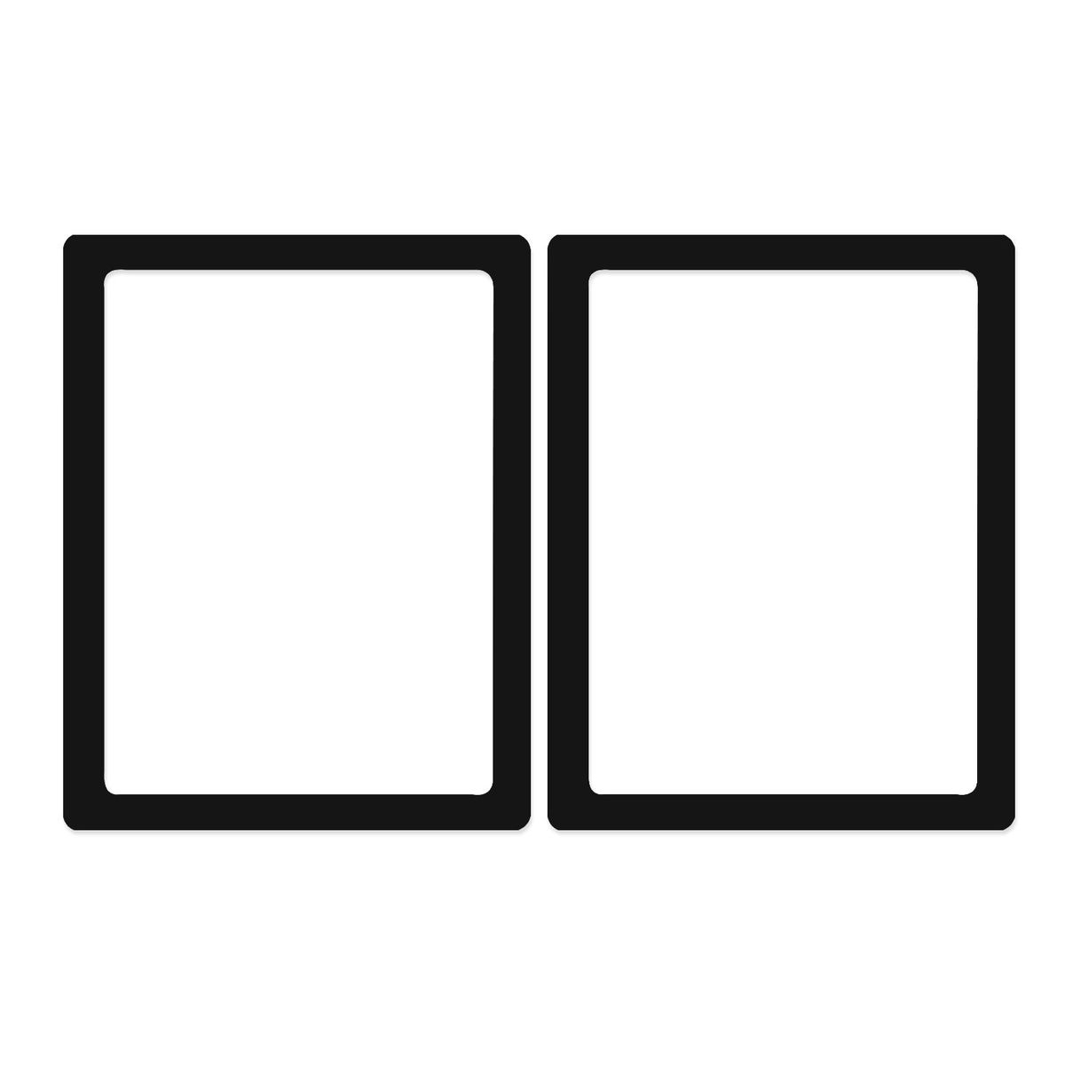 2Pcs Picture Frame Magnetic Picture Holder Refrigerator Decor Black