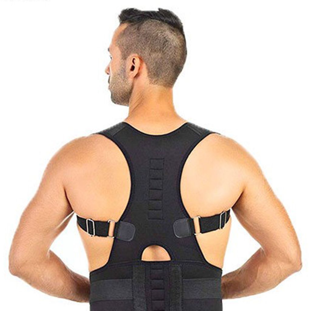 Magnetic Posture Corrector Bad Back Lumbar Shoulder Support