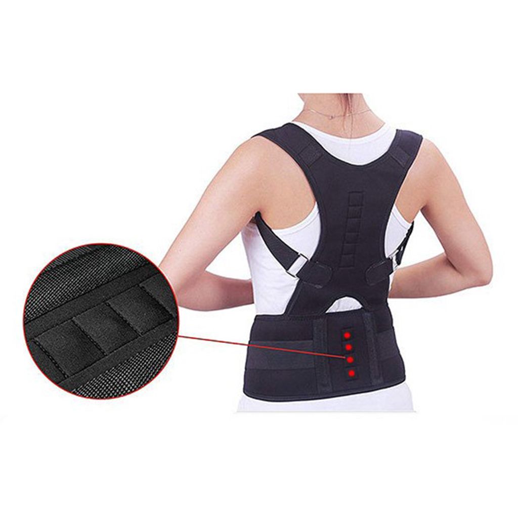 Magnetic Posture Corrector Bad Back Lumbar Shoulder Support
