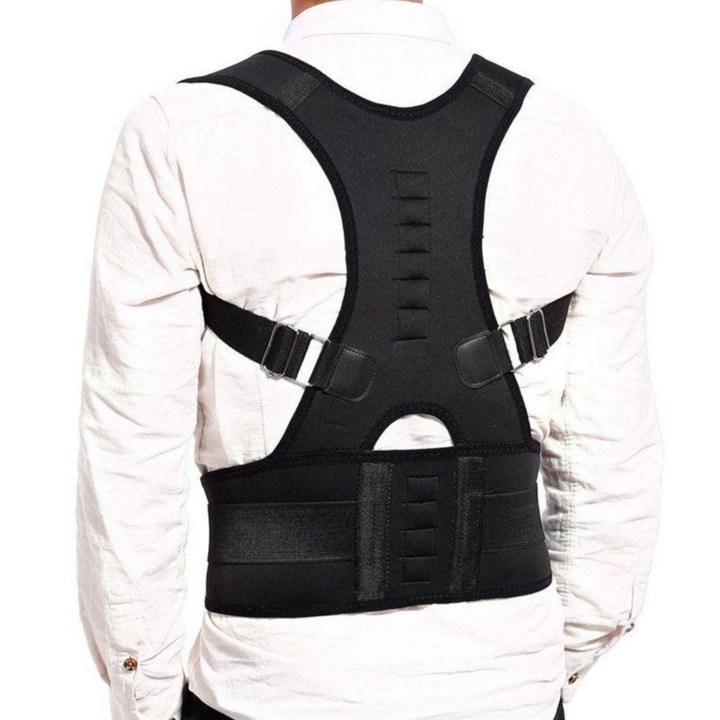 Magnetic Posture Corrector Bad Back Lumbar Shoulder Support