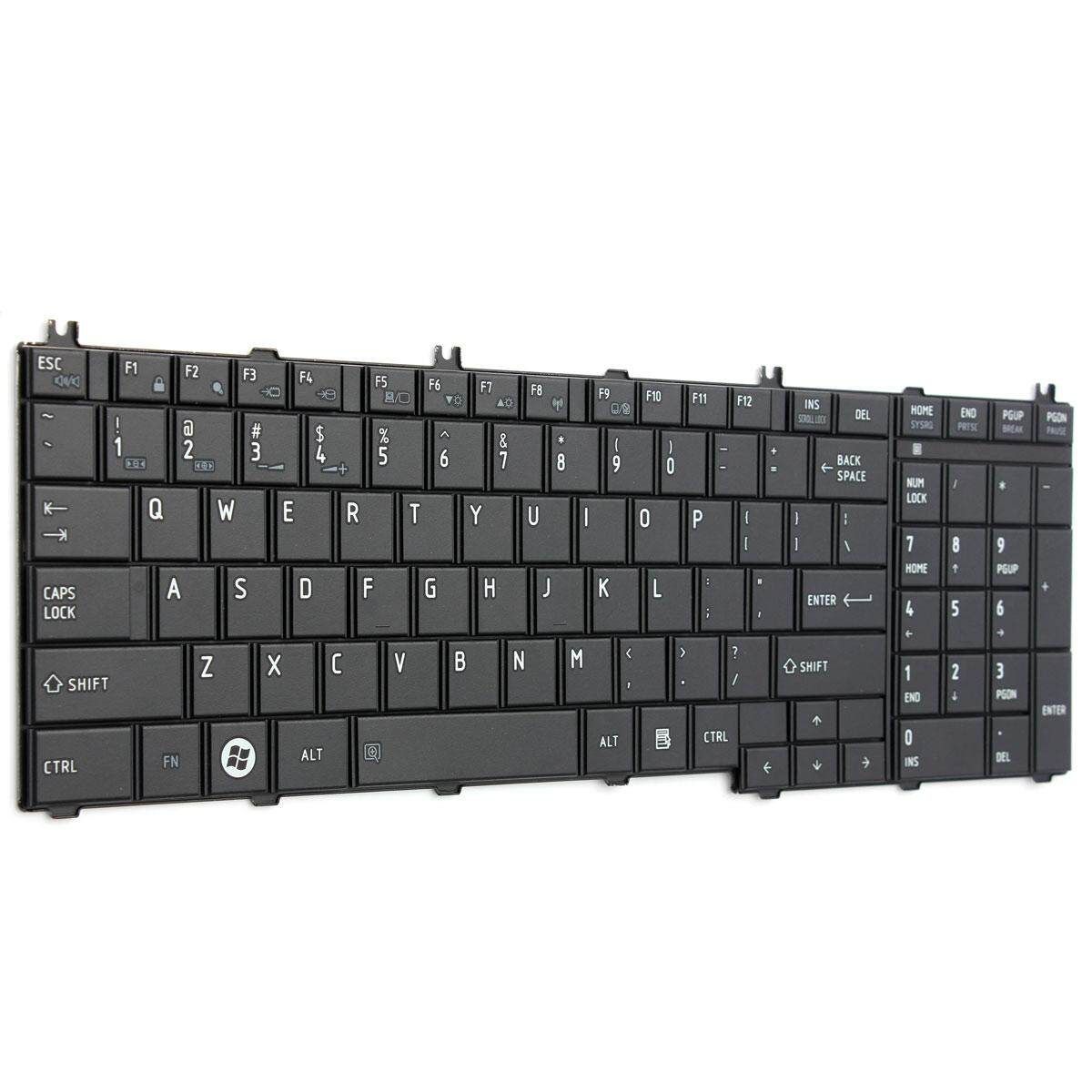 US Keyboard For Toshiba Satellite + Pro C650 C655 C660 C665 L650 L655 L670 L770