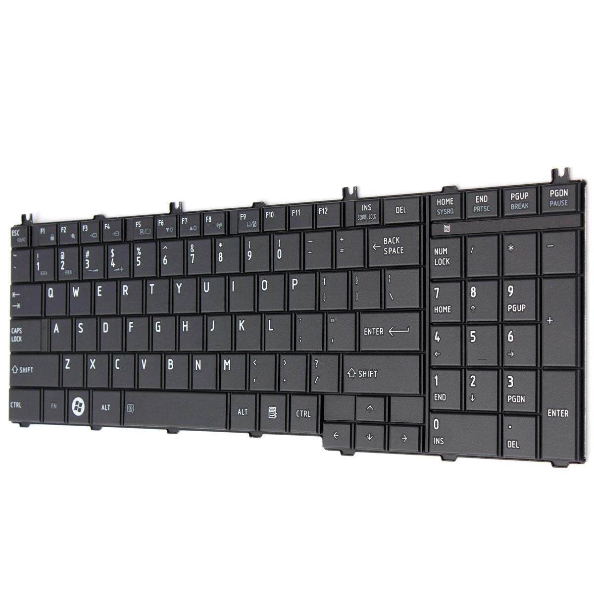 US Keyboard For Toshiba Satellite + Pro C650 C655 C660 C665 L650 L655 L670 L770