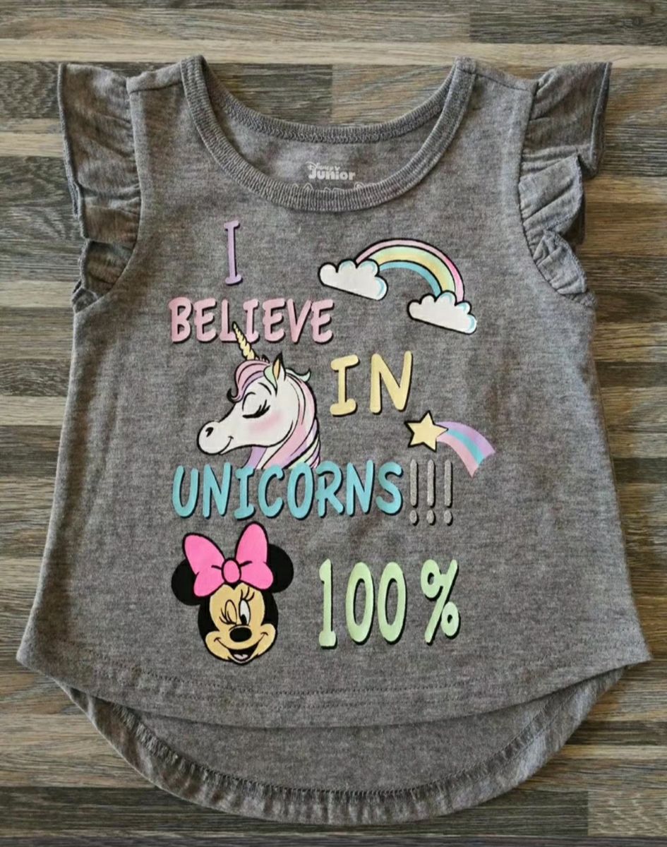 3 Pack Minnie Mouse Girl's Shortsleeve Tee, Sleeveless Shirt And Shorts Set For Kids