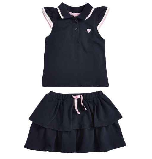 Girls Blouse And Skirt
