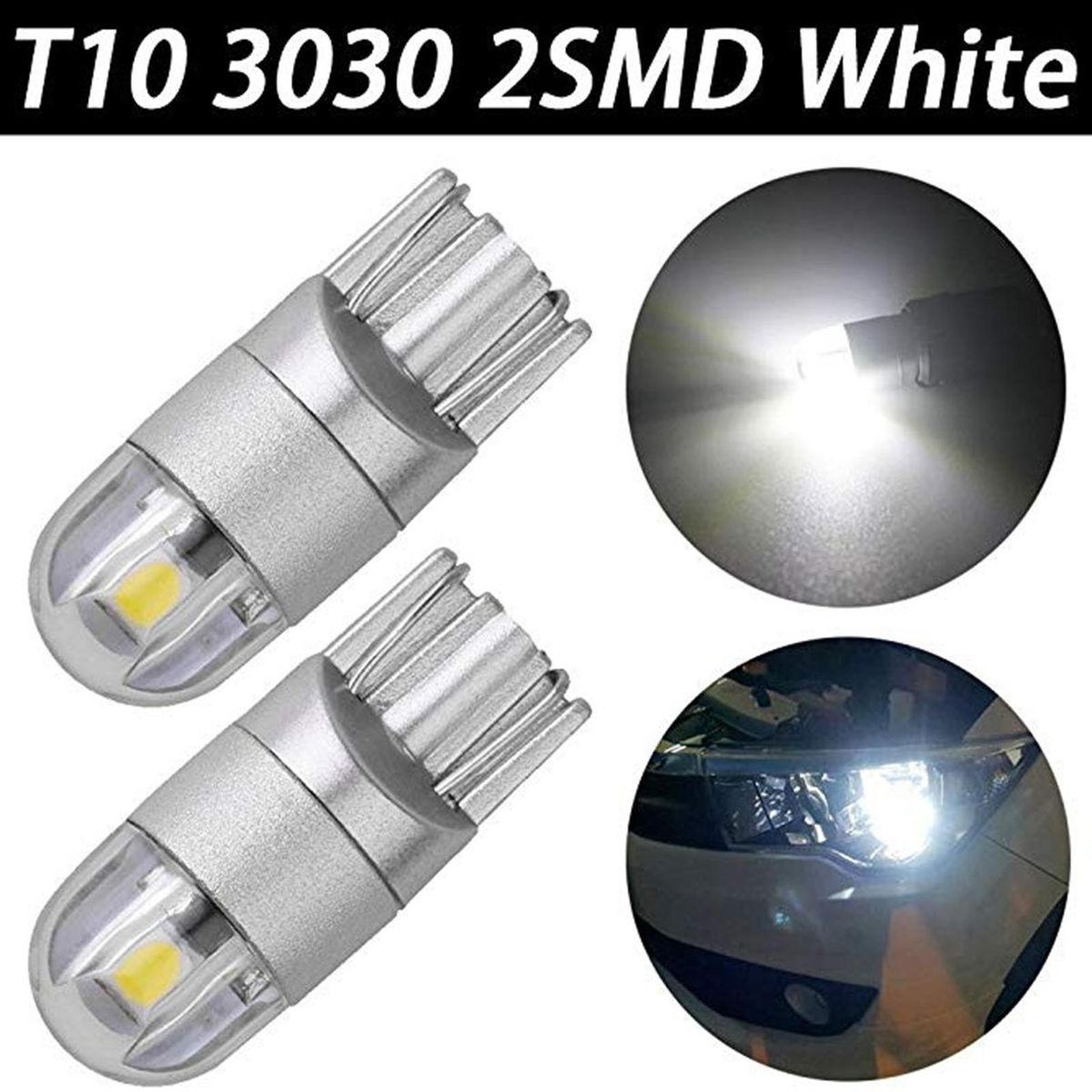 High-focus Lens Car Width Lights 6pcs Bright Car Led Lights Long Range White