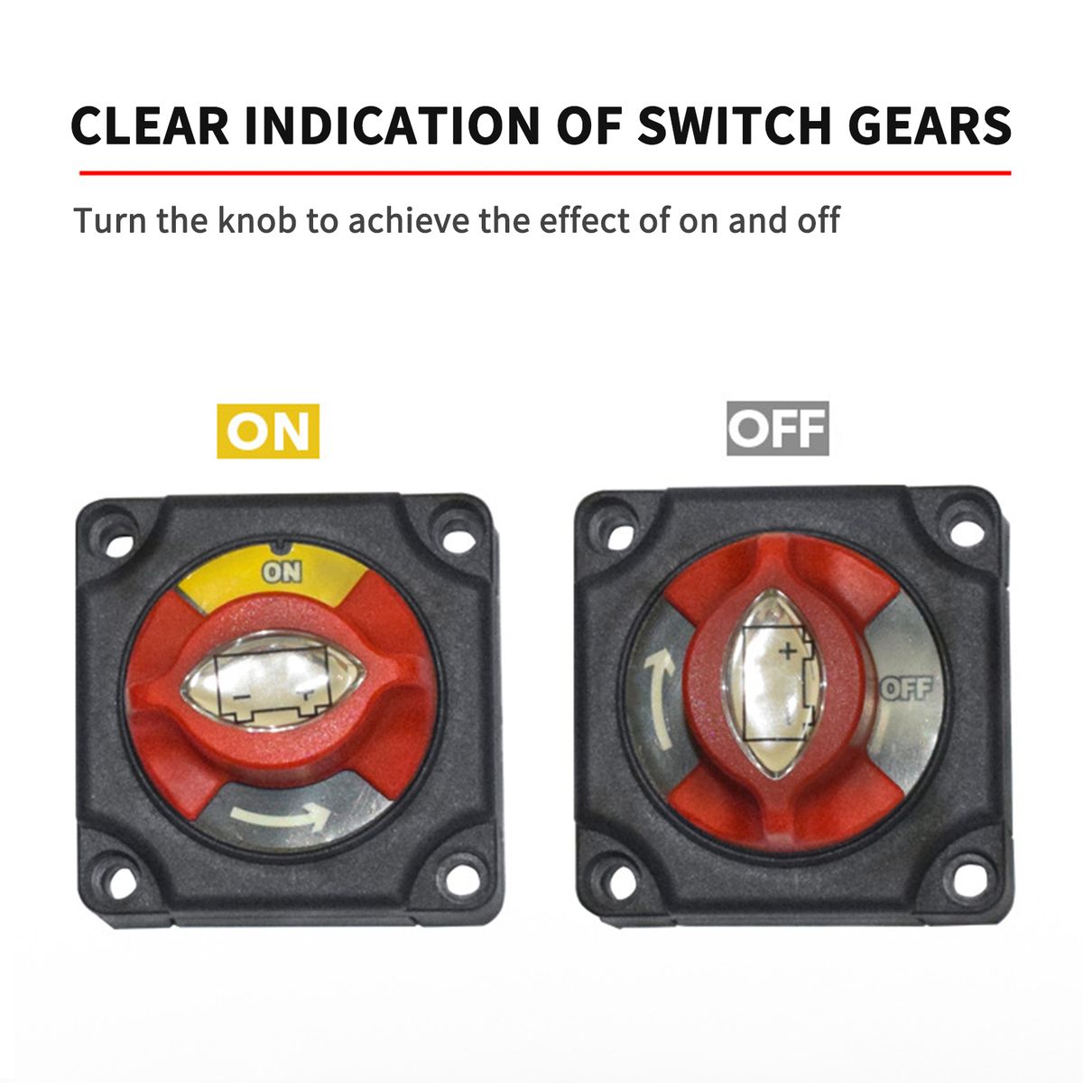 Car Battery Disconnect Switch, High Current Total Power