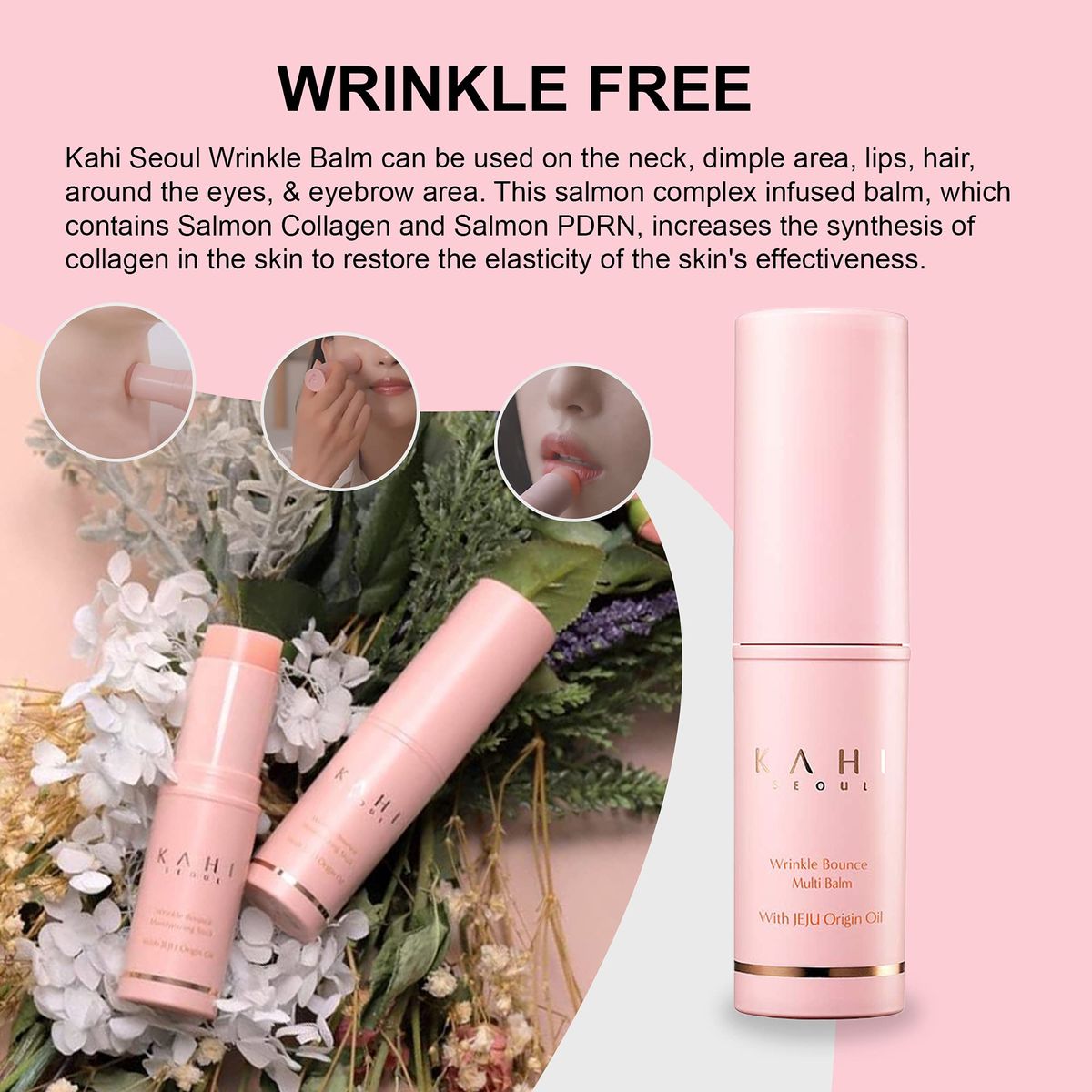 KAHI SEOUL Wrinkle Bounce Multi Balm + Eye Balm, 2 Pack