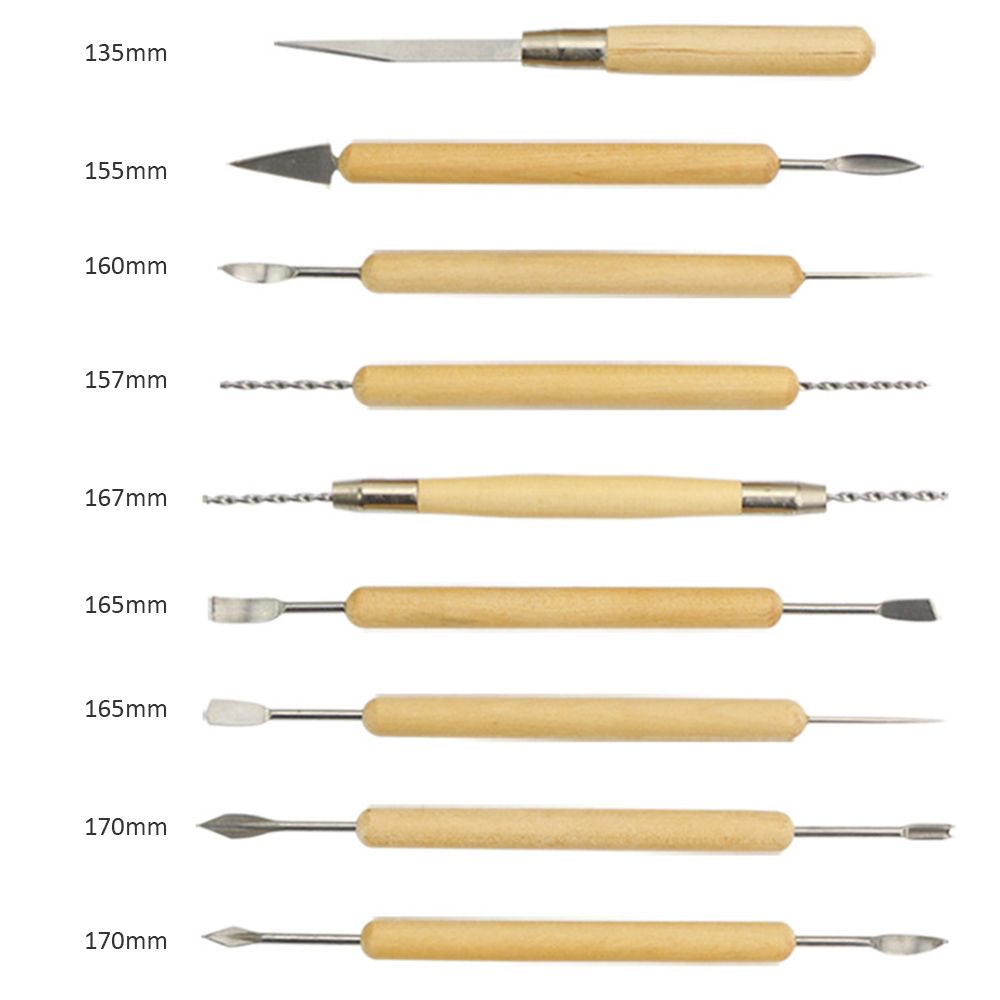 14/22Pcs Sculpting Tools Roll Pottery Clay Sculpture Carving