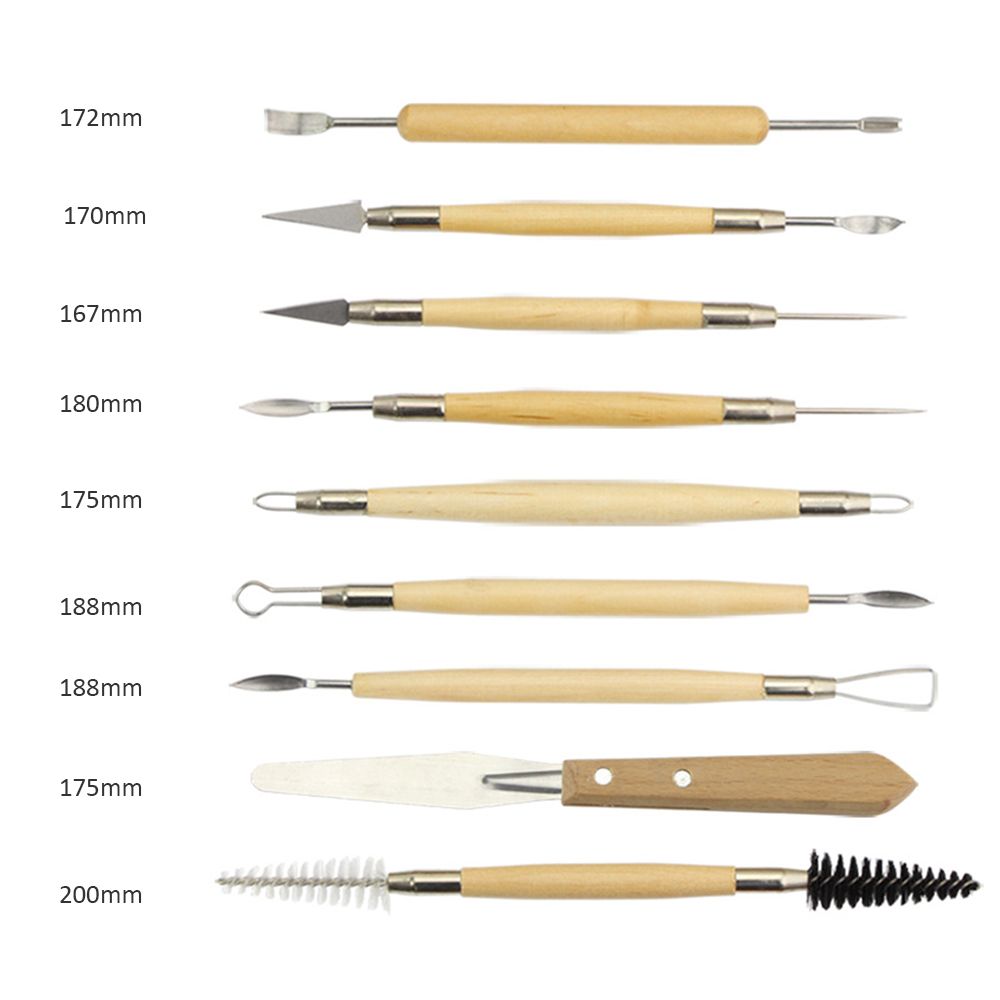 14/22Pcs Sculpting Tools Roll Pottery Clay Sculpture Carving