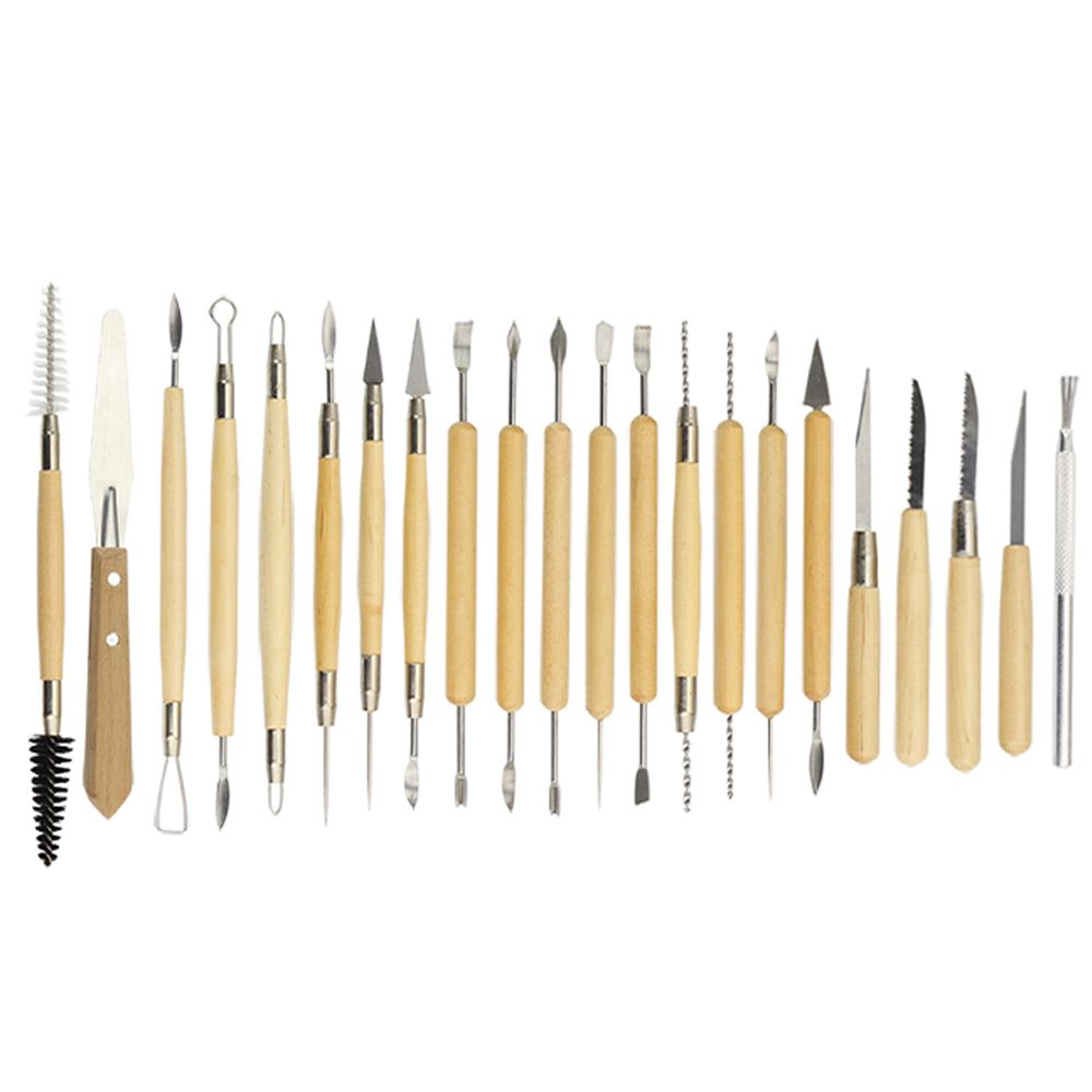 14/22Pcs Sculpting Tools Roll Pottery Clay Sculpture Carving