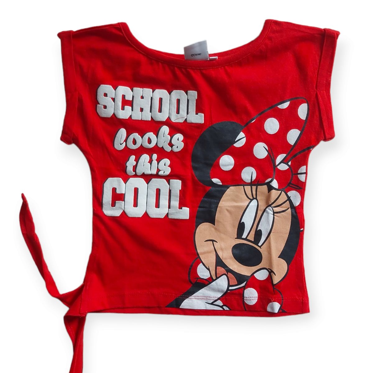 Character '  Minnie' Girl Top- Red