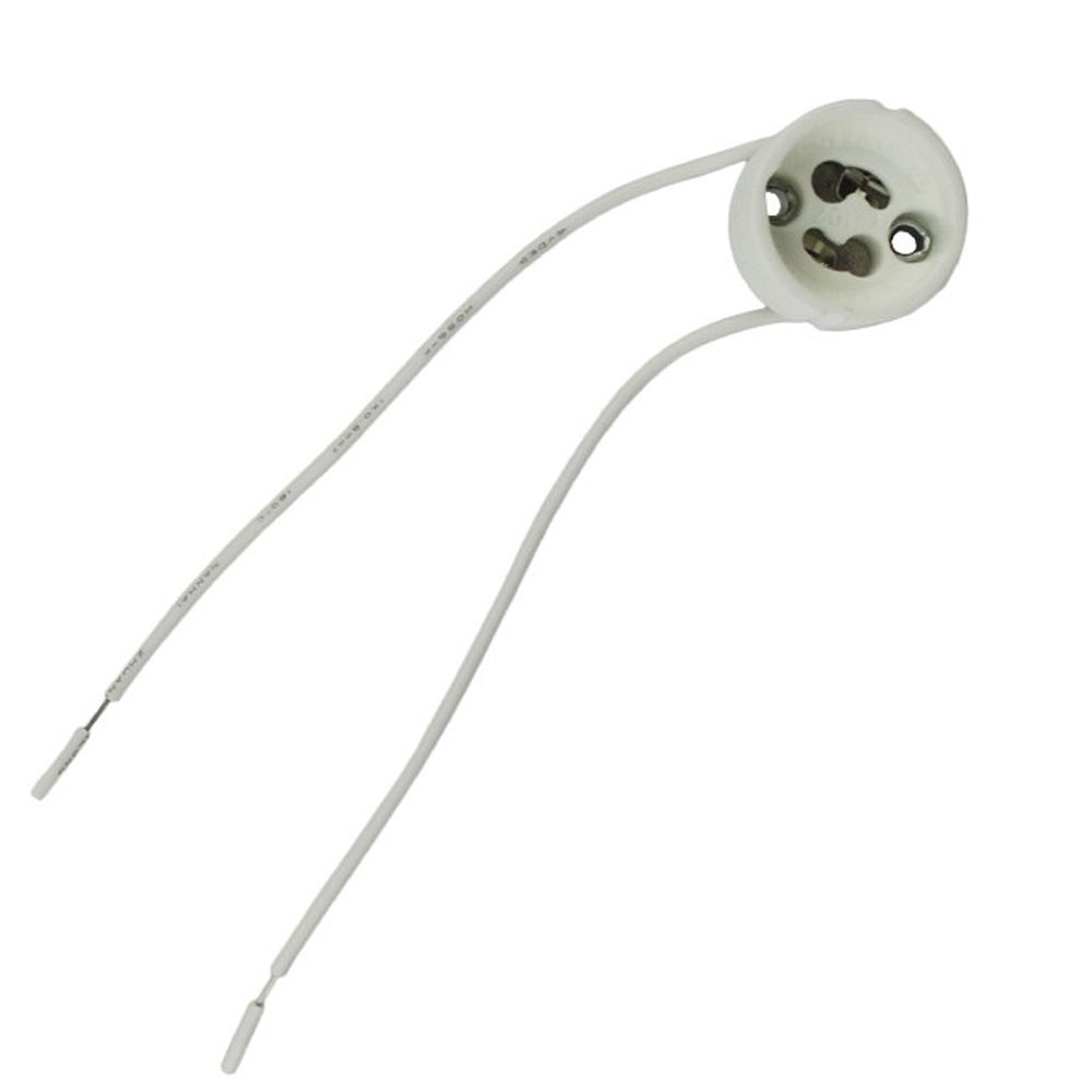 GU10 L-ED Strip Wire Connector Socket Base Lamp Holder For