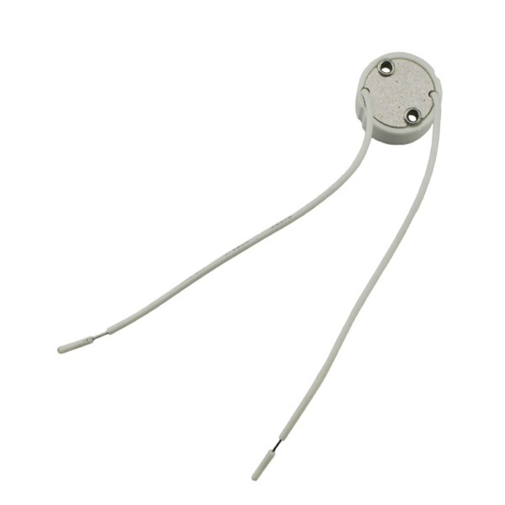 GU10 L-ED Strip Wire Connector Socket Base Lamp Holder For