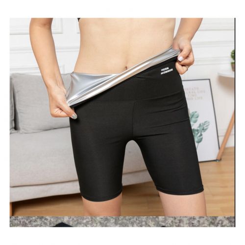 Tummy Control Silver Coated  Five Points Pants/Tight Sweatpants.