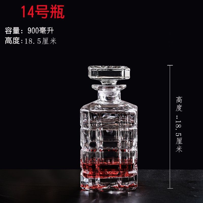 Luxury Crystal Whiskey Decanter For  Scotch Bourbon