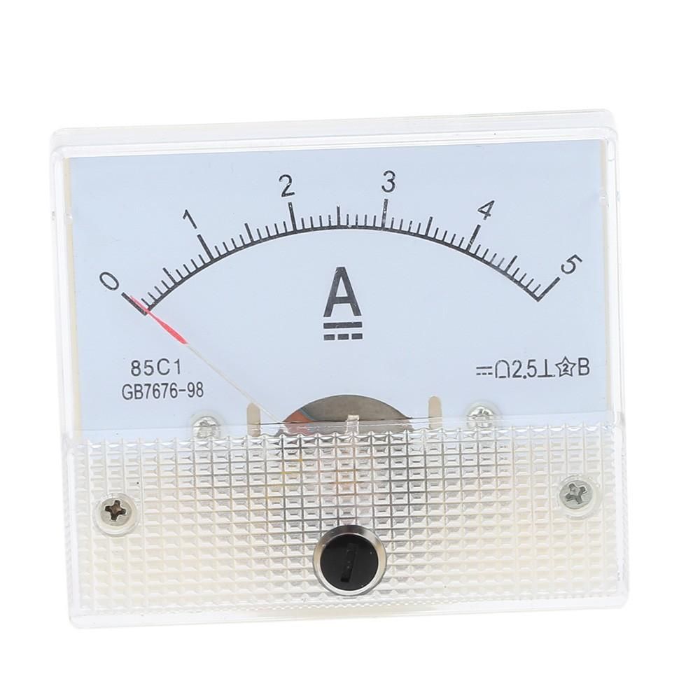DC0-5A Analog Current Panel Meter Tester Ammeter Gauge