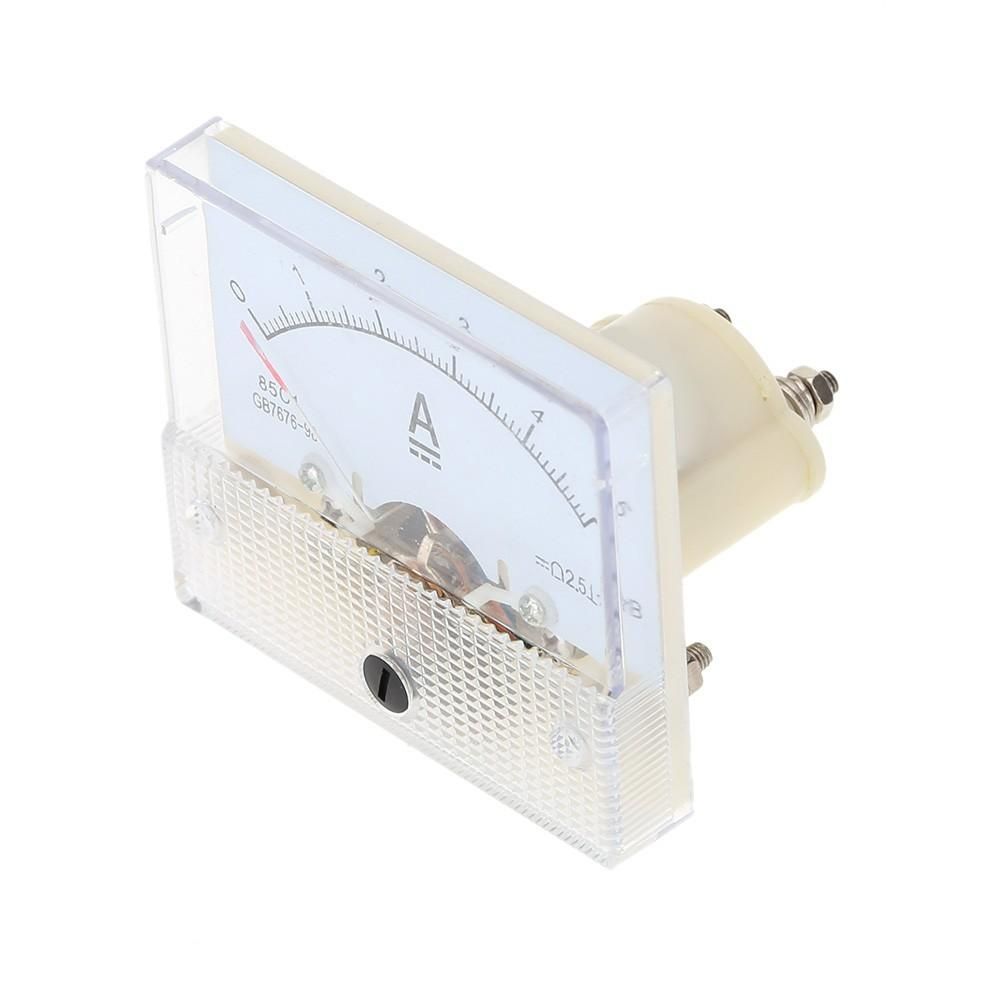 DC0-5A Analog Current Panel Meter Tester Ammeter Gauge