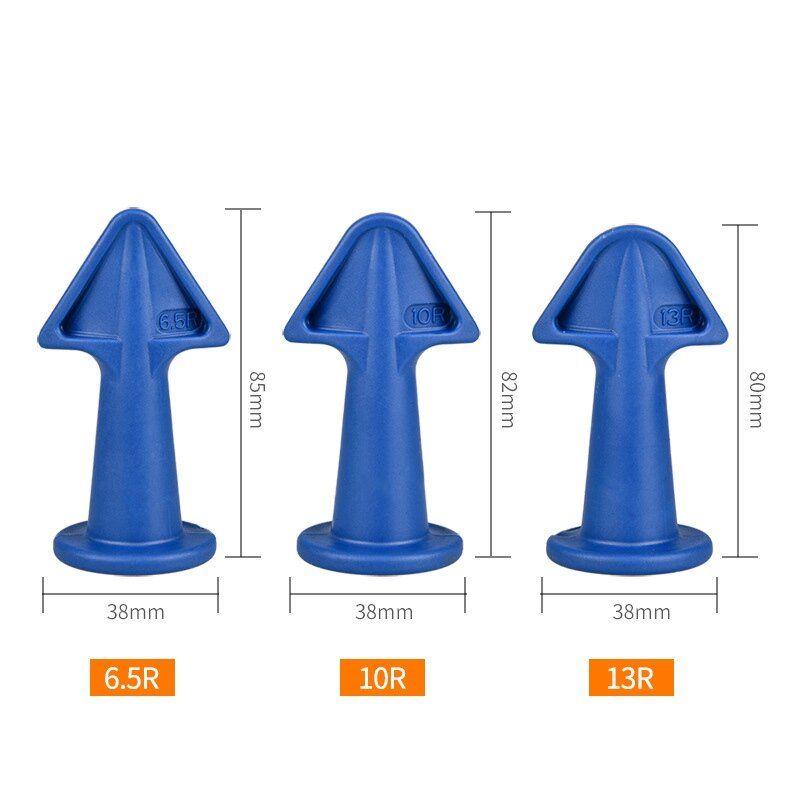 5In1 Silicone Scraper Caulk Tools Glass Glue Angle Scraper