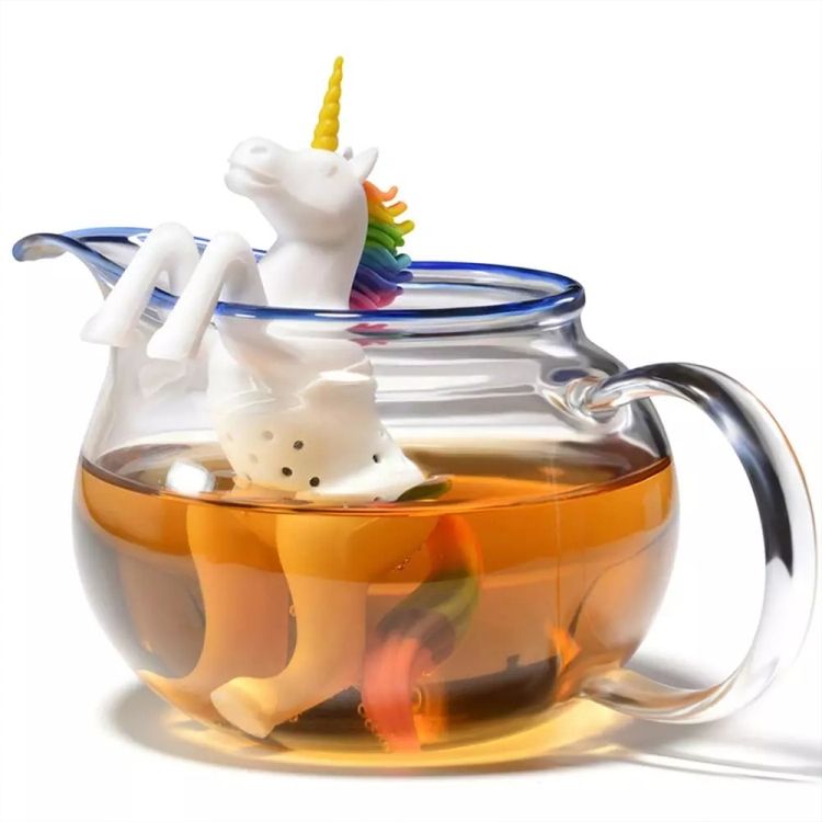 5 PCS Creative Unicorn Shape Silicone Tea Infuser