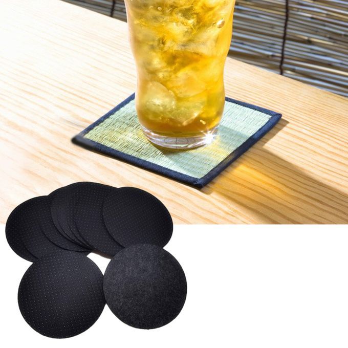 10Pcs/Set Table Mat Heat Resistant Protective-Light Grey