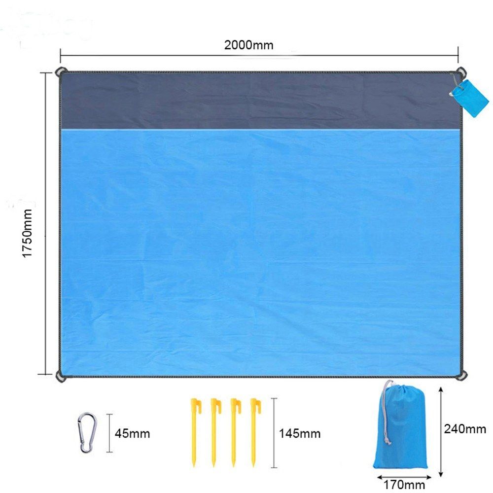 Camping Mat Waterproof Beach Blanket Outdoor Portable Picnic