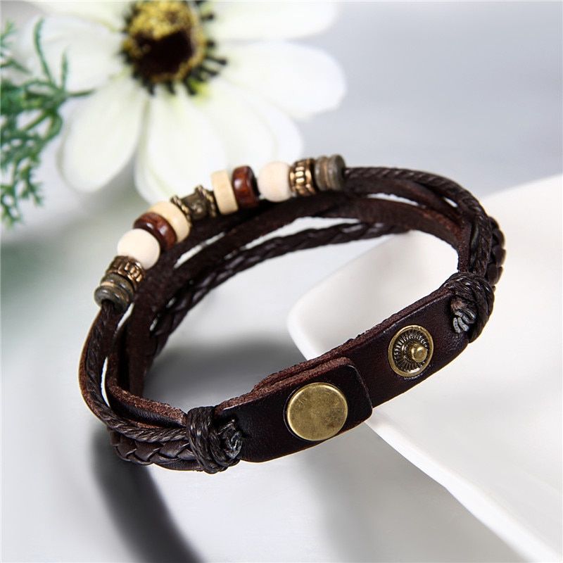 Boniskiss 2pcs / Lot Lovers Bracelets Charm Ying Yang Love