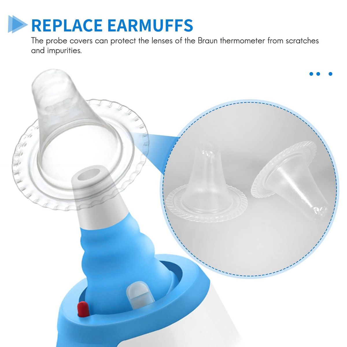 200PCS Disposable Ear Probe Cover Protection