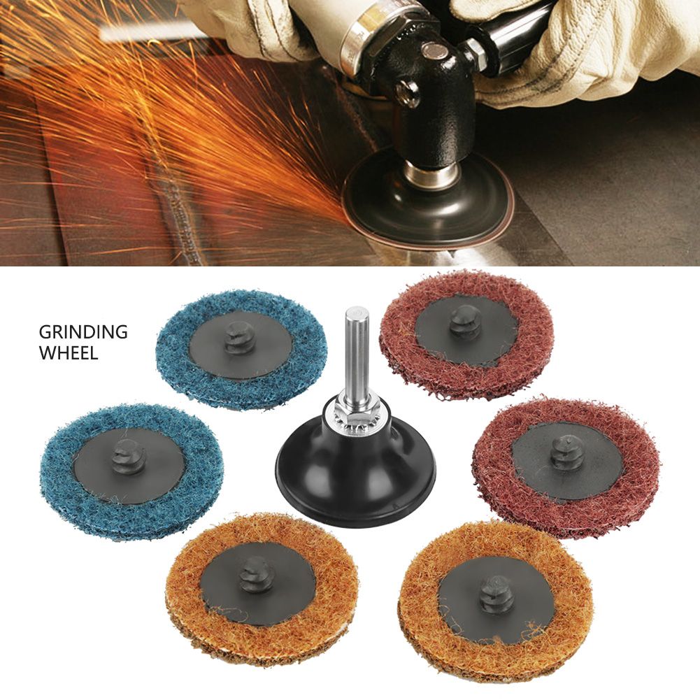45Pcs 2” 180/320/400 Grit Sanding Disc Flap Disc Polishing