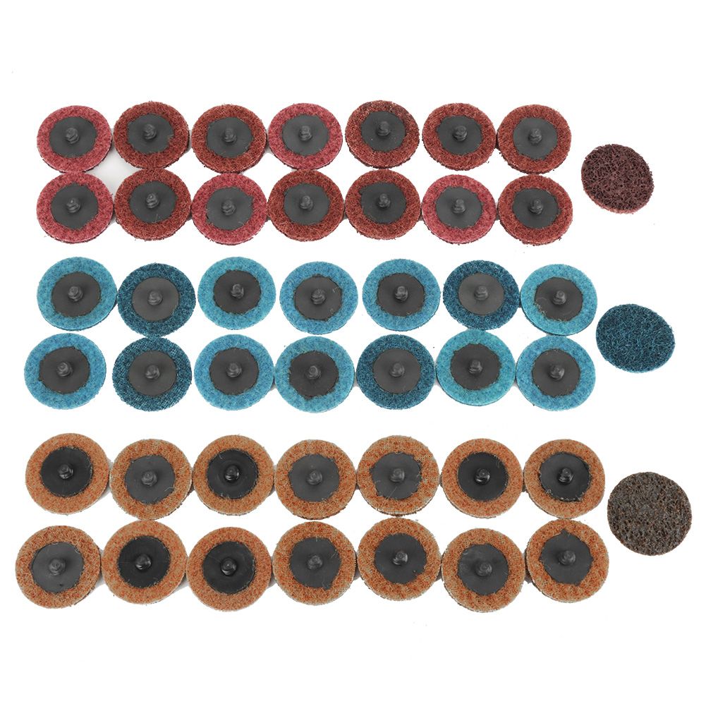 45Pcs 2” 180/320/400 Grit Sanding Disc Flap Disc Polishing