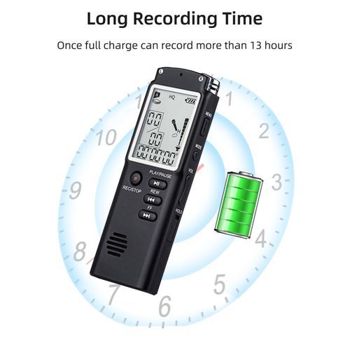 Digital Recorder MP3 Noise Reduction Double Capacitor