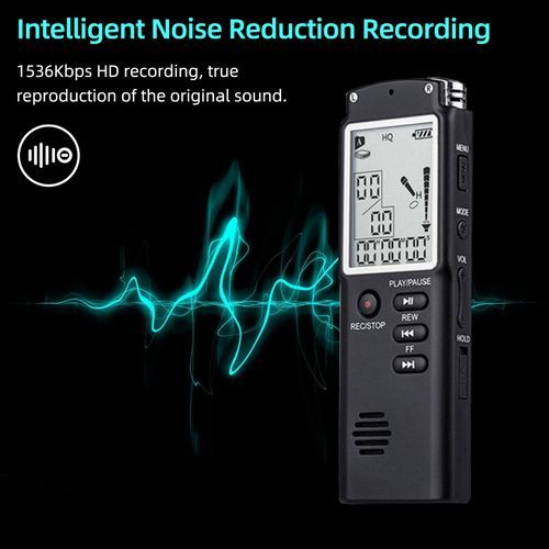 Digital Recorder MP3 Noise Reduction Double Capacitor