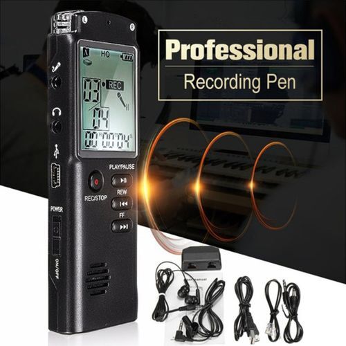Digital Recorder MP3 Noise Reduction Double Capacitor