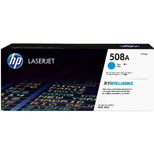 HP 508A Original LaserJet Toner Cartridge, CF361A - Cyan