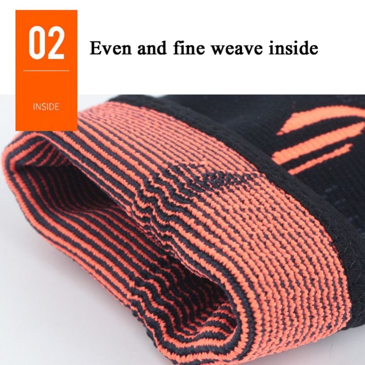 A Pair Sports Elbow Pads , Size:  XL (Black Orange)