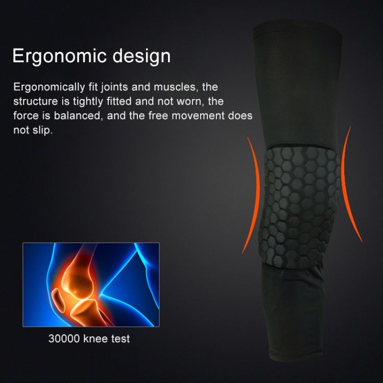 Sports Anti-collision Breathable Honeycomb Knee Pads